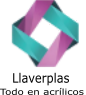 Logo representativo de acrilicos llavereplas